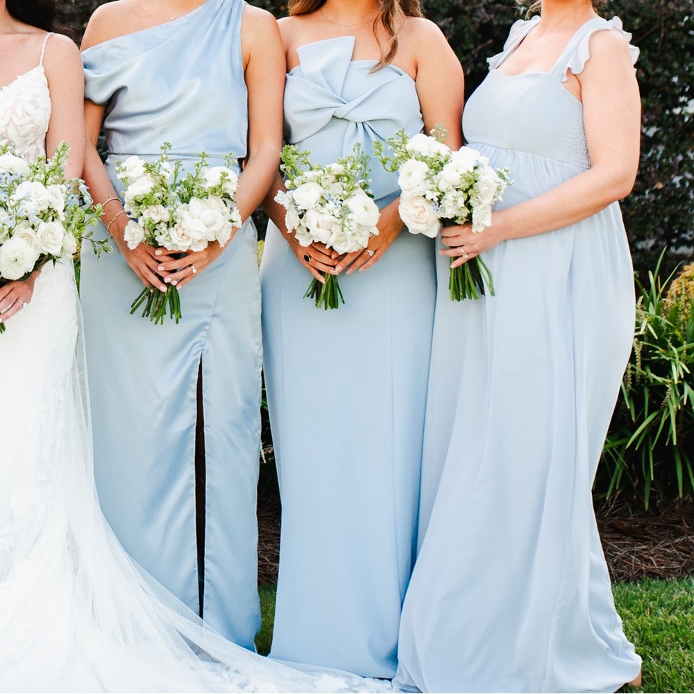 show me your mumu harper steel blue gown